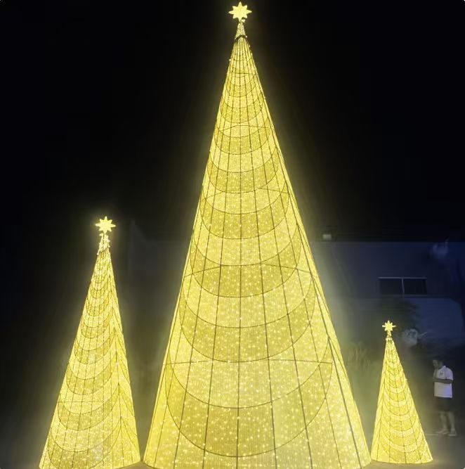 giant outdoor christmas tree