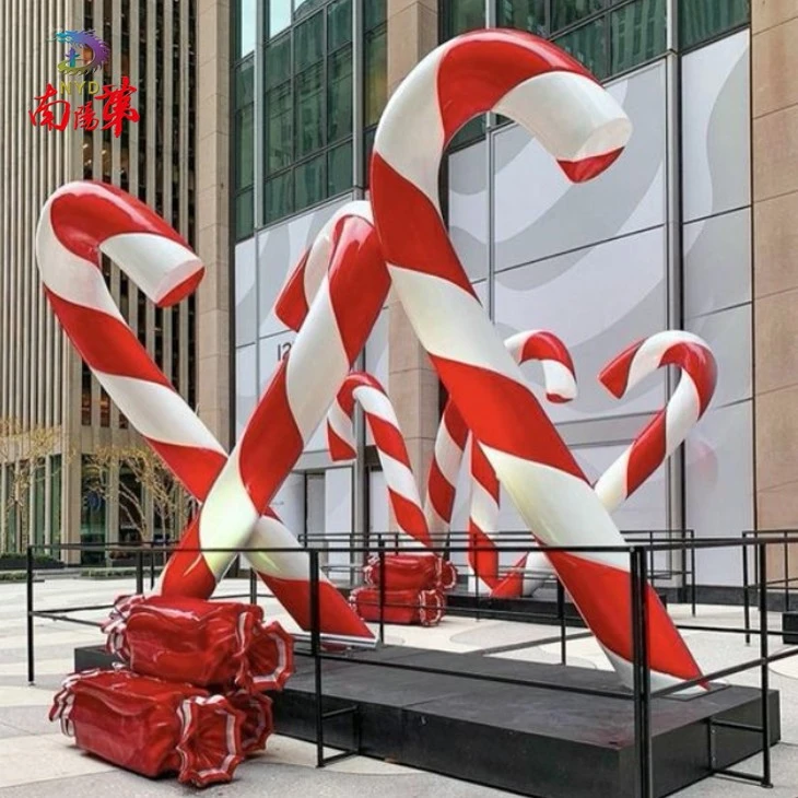 Large Outdoor Christmas Candy Canes