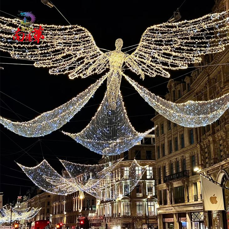 Lighted Outdoor Angel Christmas Decoration